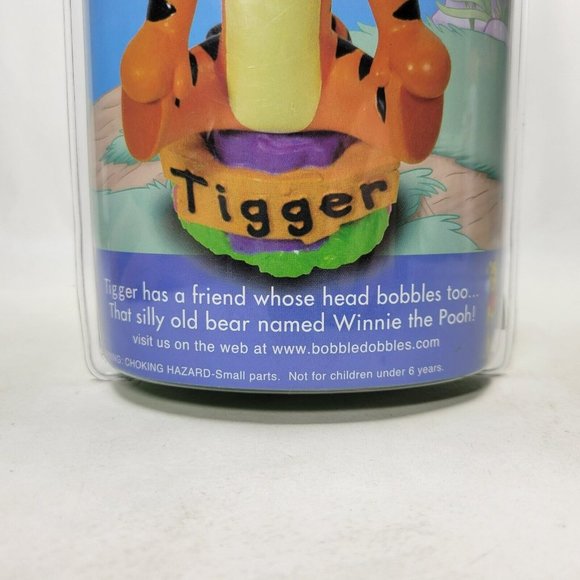 Disney Winnie the Pooh TIGGER Hand Painted 7" Bobblehead Doll Bobble Dobbles - Picture 8 of 9